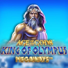 Age Of The Gods: King of Olympus Megaways online game logo by Origins on infinity-casino.net