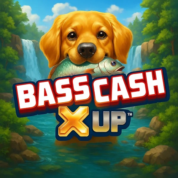 Bass Cash X UP logo by Alchemy Gaming Casino Infinity