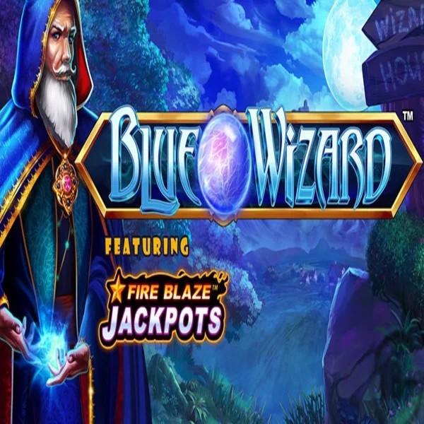 Blue Wizard Fire Blaze Jackpots game by Rarestone Gaming – logo hosted on Casino Infinity