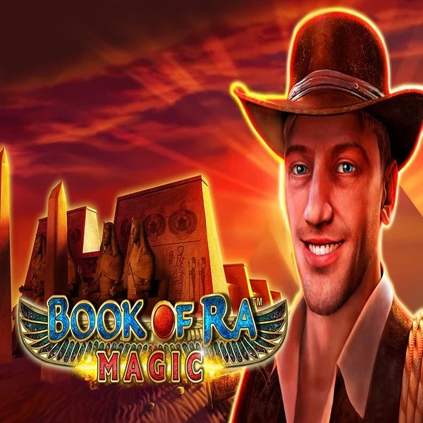 Book of Ra Magic casino game by Greentube – featured logo at Casino Infinity