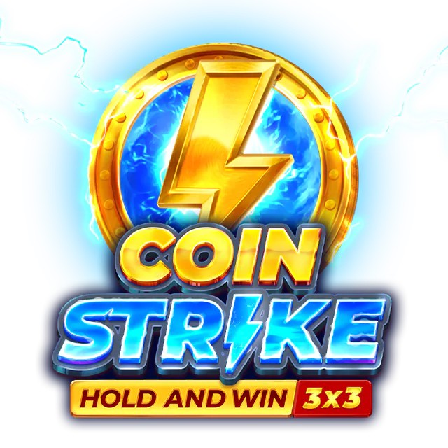 Coin Strike: Hold and Win slot logo by Playson at Casino Infinity