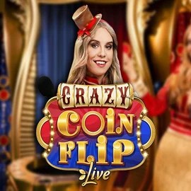 Crazy Coin Flip by Evolution, showcased at infinity-casino.net – game logo