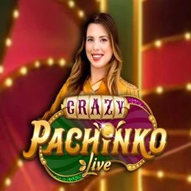 Official Live Casino logo: Crazy Pachinko by Evolution at Casino Infinity
