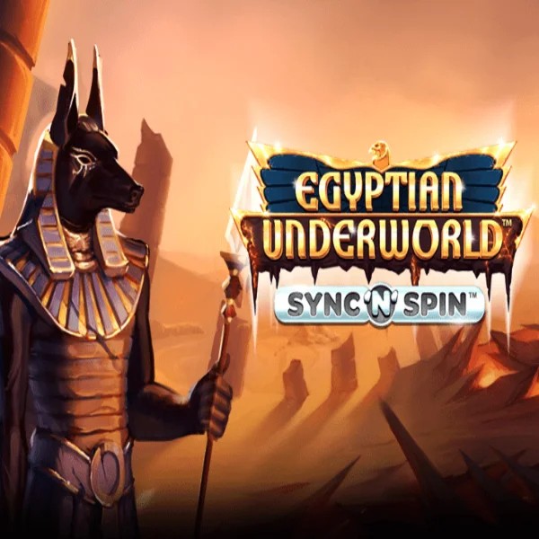 Egyptian Underworld slot logo by Greentube at Casino Infinity