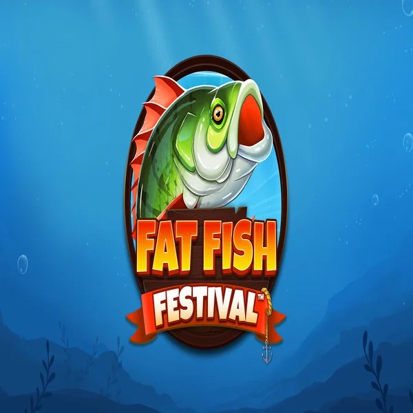 Fat Fish Festival slot logo by Wishbone Games at Casino Infinity