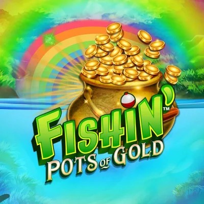 Slots logo of Fishin Pots Of Gold from Gameburger Studios at Casino Infinity