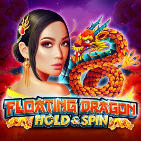 Floating Dragon slot logo by Reel Kingdom at Casino Infinity