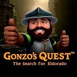 Gonzo's Quest logo by NetEnt at Casino Infinity