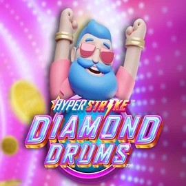 Slots logo of Hyper Strike Diamond Drums from Gameburger Studios at Casino Infinity