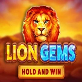 Lion Gems Hold and Win online game logo by Playson on infinity-casino.net