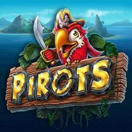 Pirots slot logo by ELK Studios at Casino Infinity