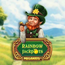 Rainbow Jackpots Megaways by Red Tiger Gaming, showcased at infinity-casino.net – game logo